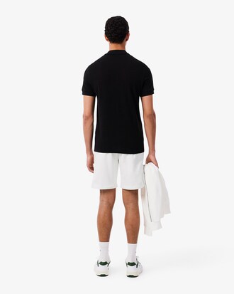Regular Fit Logo Stripe Fleece Shorts
