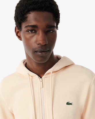 Classic Fit Zipped Fleece Sweatshirt
