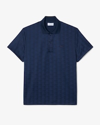 Classic Fit Monogram Jacquard Polo Shirt