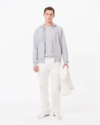 Zip-Up Fleece Hoodie