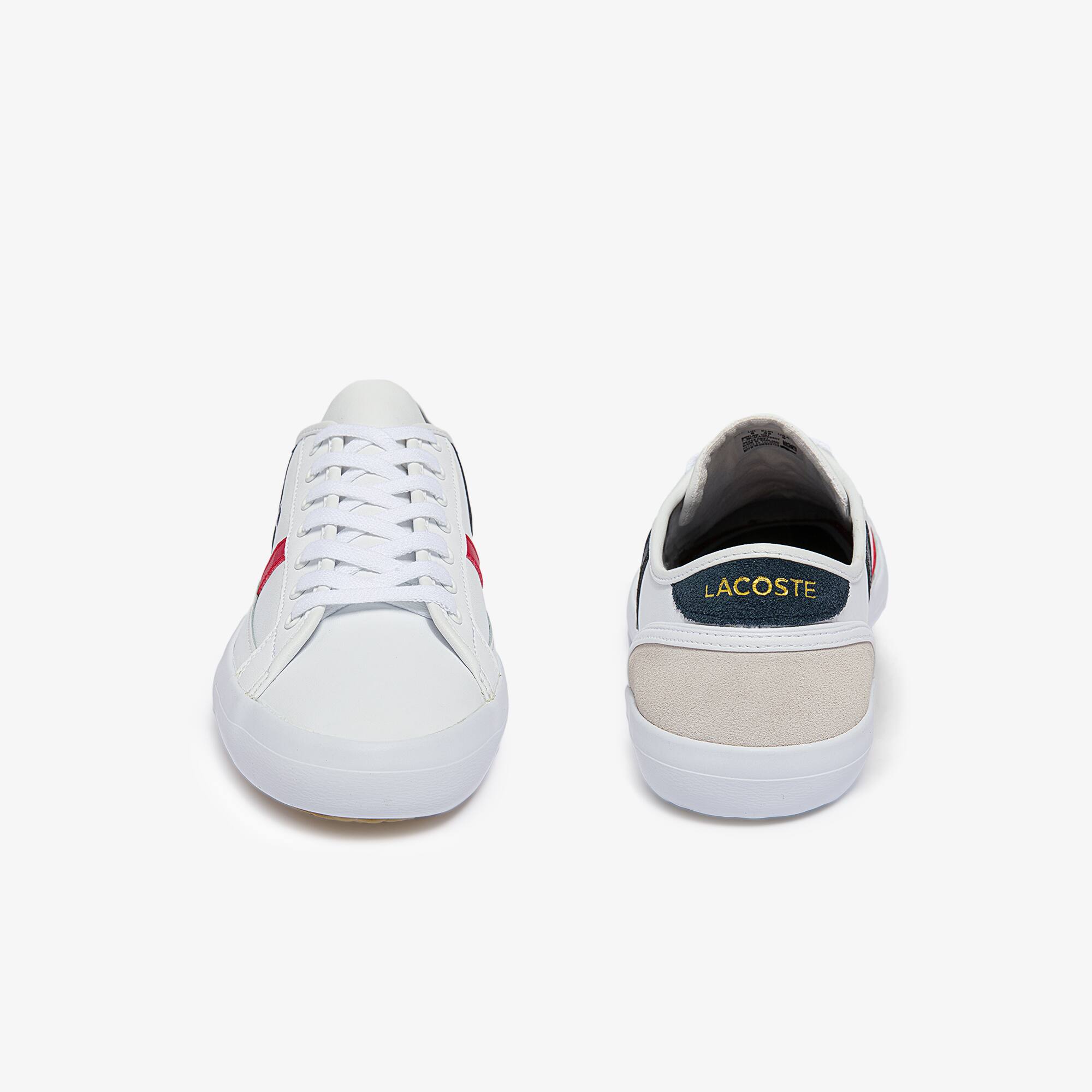 Men's Sideline Leather Tricolore Trainers | LACOSTE