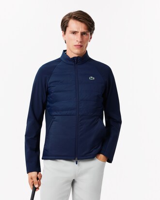 High Neck Quilted Golf Jacket