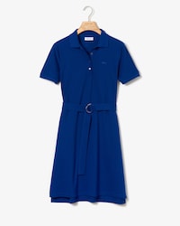 Women's Kimono Sleeved Flowing Piqu&eacute; Polo Dress