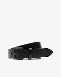 Men's Lacoste Engraved Buckle Smooth Leather Belt