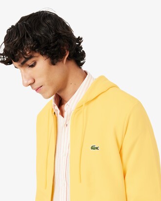 Classic Fit Zipped Fleece Sweatshirt
