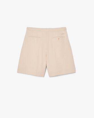 Runway Fitted Wool Bermuda Shorts