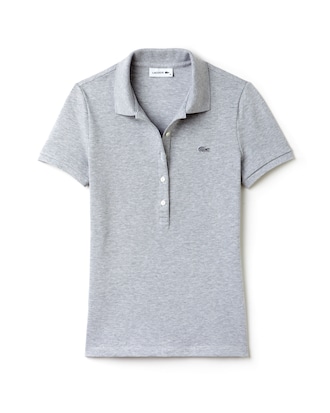 Women's Lacoste Slim Fit Stretch Mini Cotton Piqu&eacute; Polo Shirt