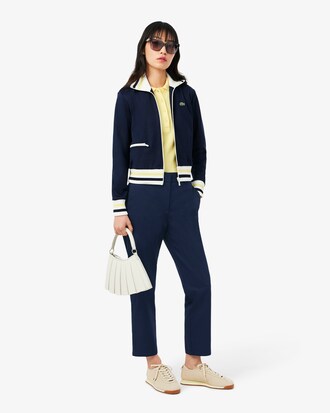 Straight Fit Cotton Gabardine Chino Pants