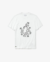 Men's Keith Haring Print Crew Neck Regular Fit Cotton T-shirt