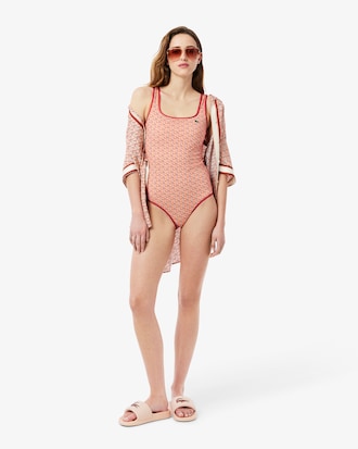Printed One Piece Swimsuit