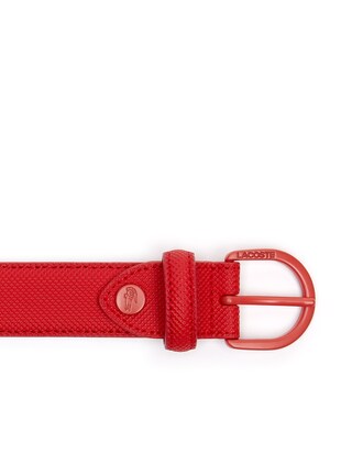 Women's L.12.12 Concept Tongue Buckle Monochrome Petit Piqu&eacute; Belt