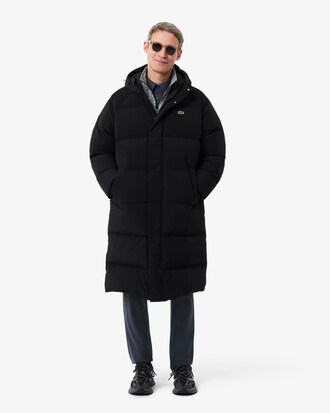 Long Water-Repellent Down Jacket
