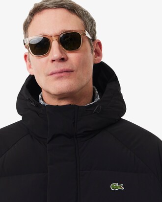 Long Water-Repellent Down Jacket