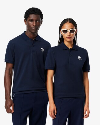 Polo de corte clásico L.12.12 con estampado exclusivo