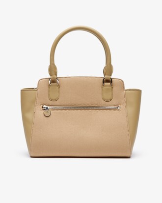 Women's Daily Classic Gusseted Bi-Material Tote Bag