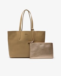 Bolso Tote De Mujer Anna En Piel Mate O Iridiscente Reversible
