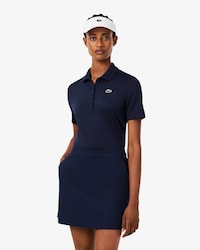Polo de golf el&aacute;stico de corte ajustado con protecci&oacute;n UV
