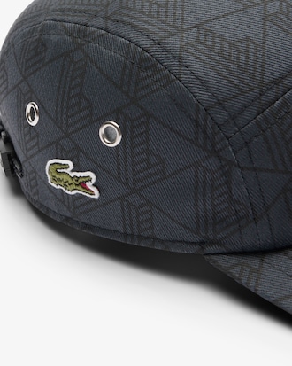 Gorra de equitación de sarga estampada