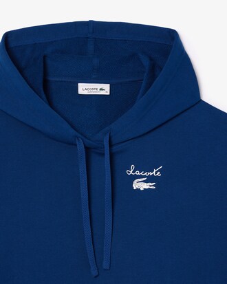 Sudadera con capucha de felpa con logotipo
