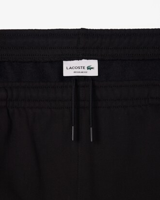 Pantalón corto de felpa de corte regular con franja de logotipo
