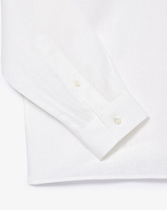 Camisa de lino de corte regular