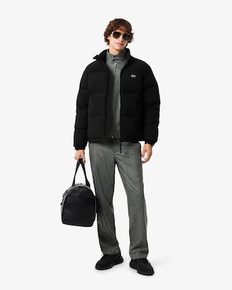 Chaqueta acolchada con capucha hidrófuga