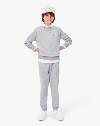 Sudadera de cuello redondo unisex de felpa