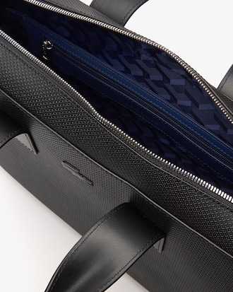 Bolsa Para Ordenador De Hombre Chantaco En Piel Piqu&eacute; Mate