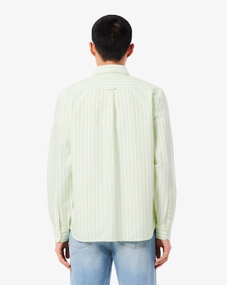 Camisa Oxford de corte regular de rayas