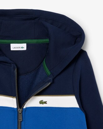 Sudadera de felpa con bloques de color