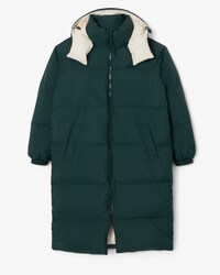 Chaqueta acolchada larga oversized