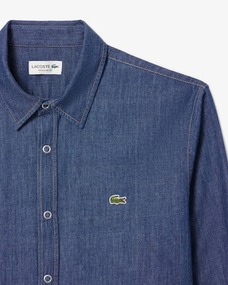 Camisa denim ligera de corte regular