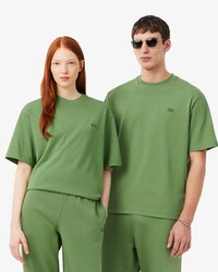 Camiseta de punto jersey grueso de corte holgado