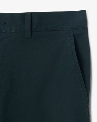 Pantal&oacute;n chino de corte ajustado de sarga el&aacute;stica