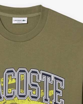 Camiseta distintiva de punto jersey de algodón