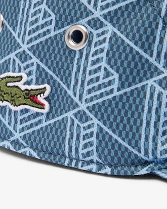 Gorra de equitación de sarga estampada