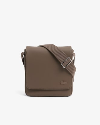 Bolso cl&aacute;sico para llevar al hombro con cierre de solapa para hombre