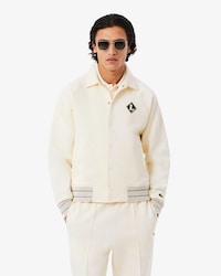 Chaqueta de ch&aacute;ndal con insignia retro de fabricaci&oacute;n francesa