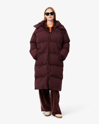 Chaqueta acolchada larga oversized