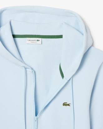 Sudadera de felpa con cremallera de corte cl&aacute;sico