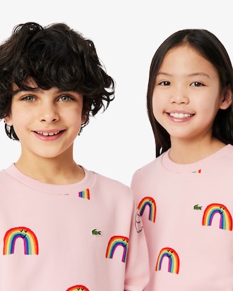 Sudadera de felpa estampada