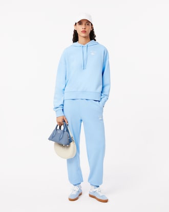 Sudadera con capucha de felpa con logotipo