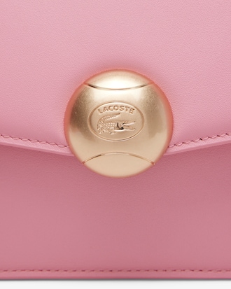 Bolso con solapa de piel Tennis Bliss