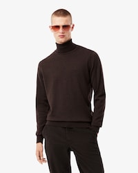 Jersey de cuello redondo de lana merino