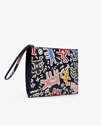 Clutch Keith Haring cremallera y estampado