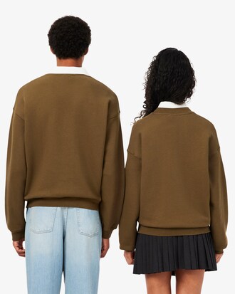 Sudadera de felpa gruesa de corte amplio