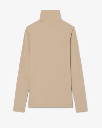 Camiseta el&aacute;stica de cuello alto Lacoste x Wang Yibo