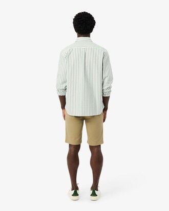Pantal&oacute;n chino corto de corte ajustado de algod&oacute;n el&aacute;stico