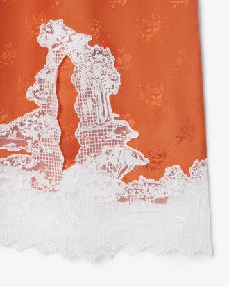 Falda de tul con bordado de paisaje Runway