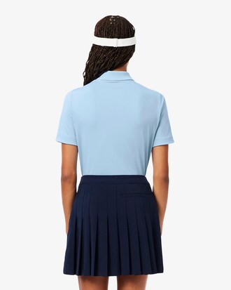 Polo de golf el&aacute;stico de corte ajustado con protecci&oacute;n UV